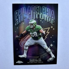 2025 Topps Chrome - Jordan Mailata All-Chrome Team Refractor #ACT-12 - Eagles 