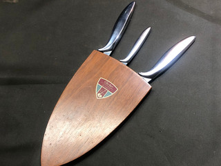 Gerber 1940s MCM Legendary Blades Knife Set w Wall Mount Block NEW