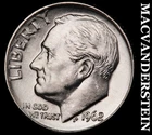 1962-D Roosevelt Dime- Silver- Choice Gem Brilliant Uncirculated Luster #J5370
