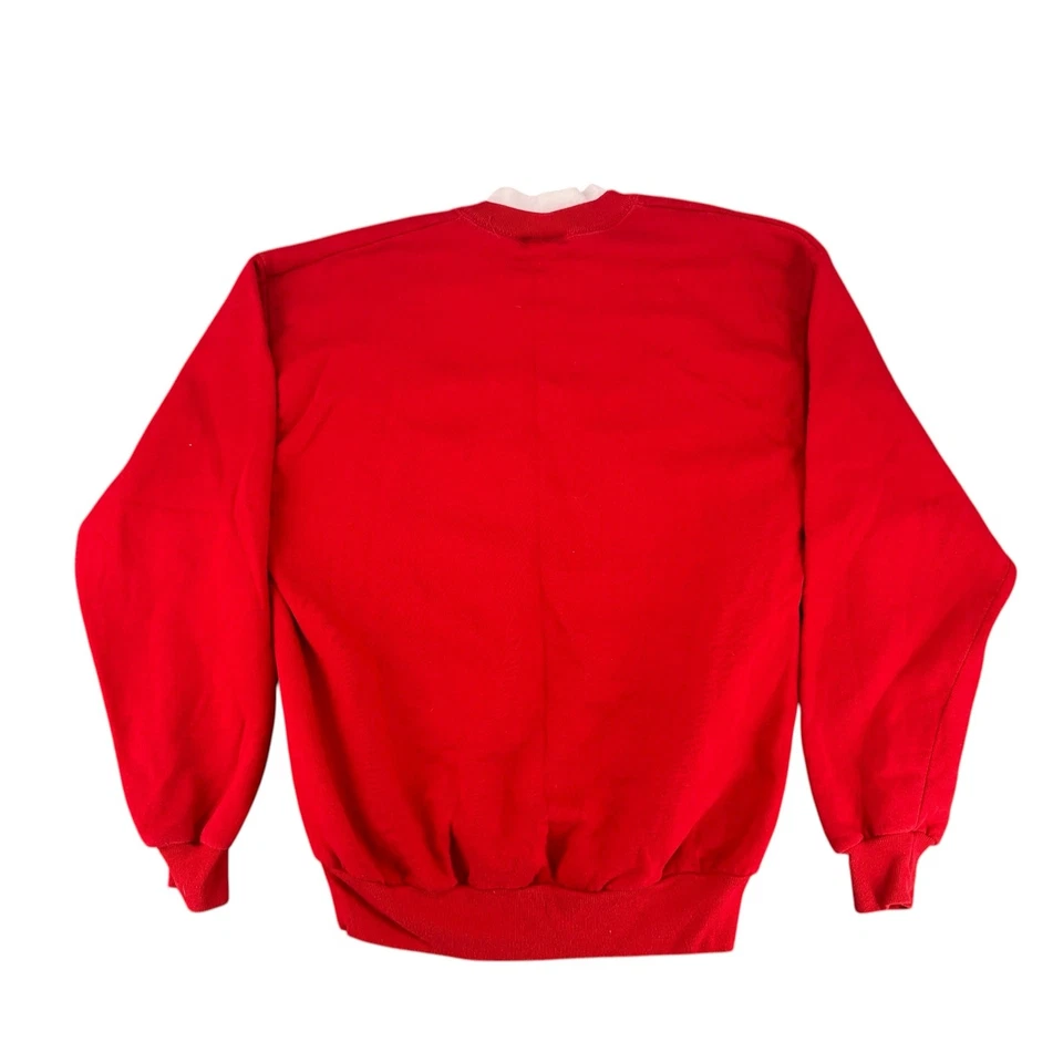 Sudadera De Colección Años 80 Roja Disney 101 Dálmatas Cuello Redondo Grande EE. UU. Foto 4 de 4