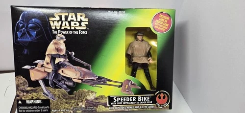 Hasbro Star Wars! Power of the Force - Speeder Bike with Luke (1996)NIB Vintage