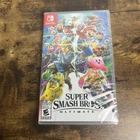 Super Smash Bros. Ultimate (Nintendo Switch) Factory Sealed! *FIRST-PRINT* 00000