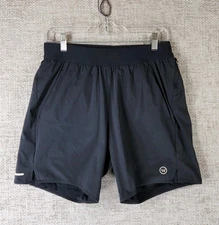 Whoop Lined Training Shorts Mens M Black 4.0 Performance Lifting Gym Running