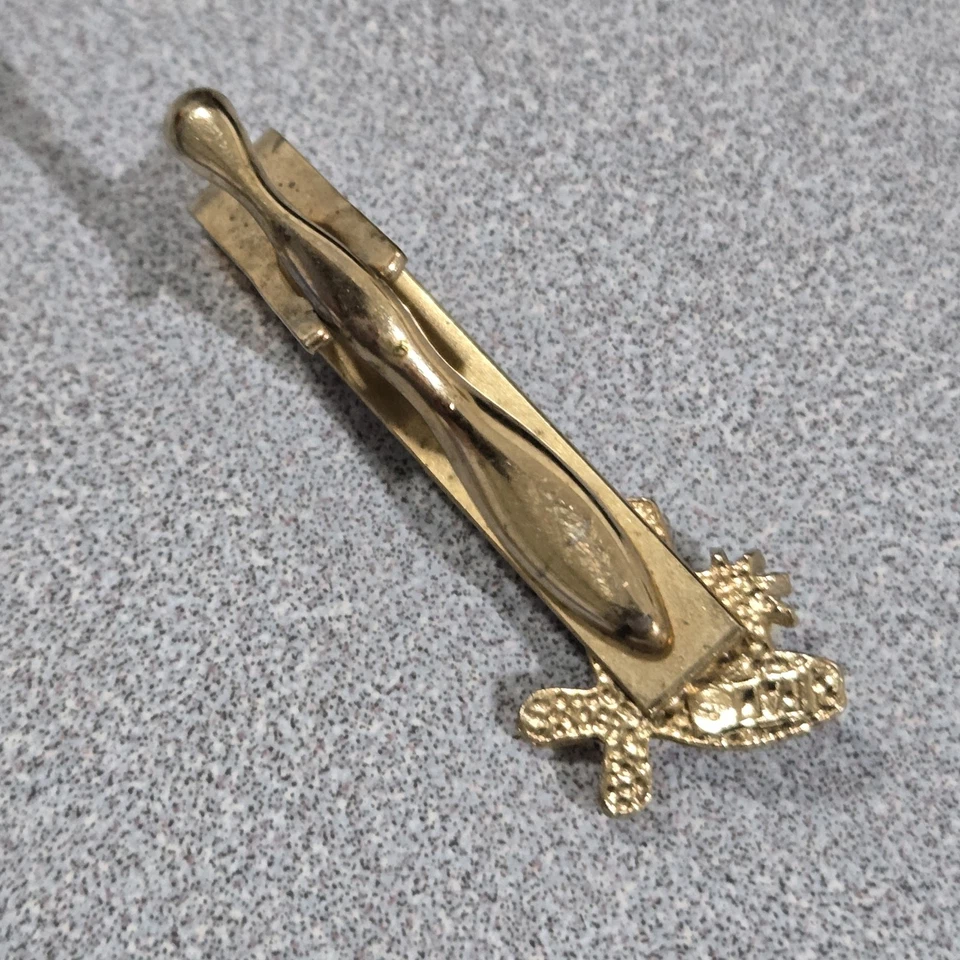 Circle K Bowling Vintage Tie Bar Clip League 300 Average Score Strike Pearl - Image 3 of 4