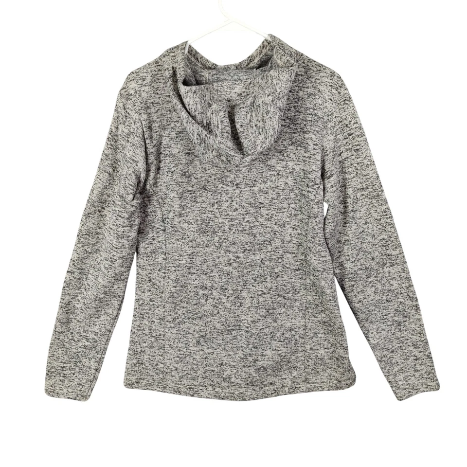 Columbia Mujer XL Darling Days Acogedor Polar Pullover Sudadera con Capucha Gris Claro Moteado Foto 2 de 4