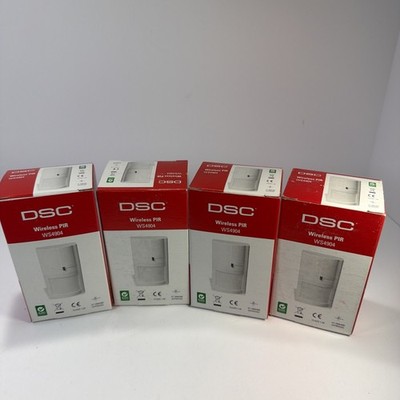 Qty 4 DSC WS4904P Wireless Pet Immune PIR Motion Sensor WS4904 FAST SHIPPING!