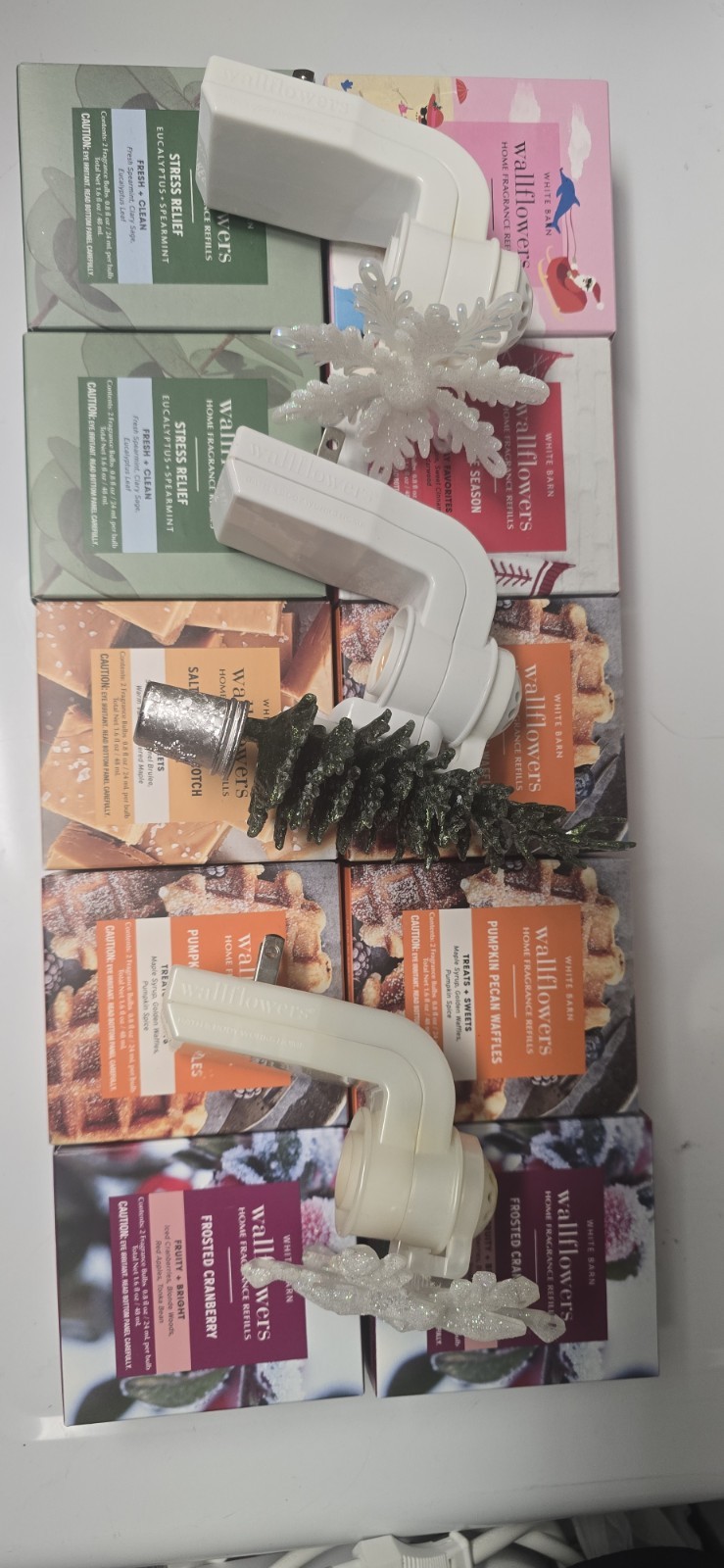 Bath & Body Wallflowers Holiday Plug-In Air Freshener Set Sn