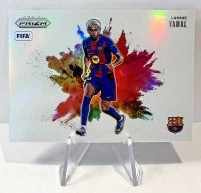 2025-26 Panini Prizm FIFA Lamine Yamal Color Blast Case Hit!