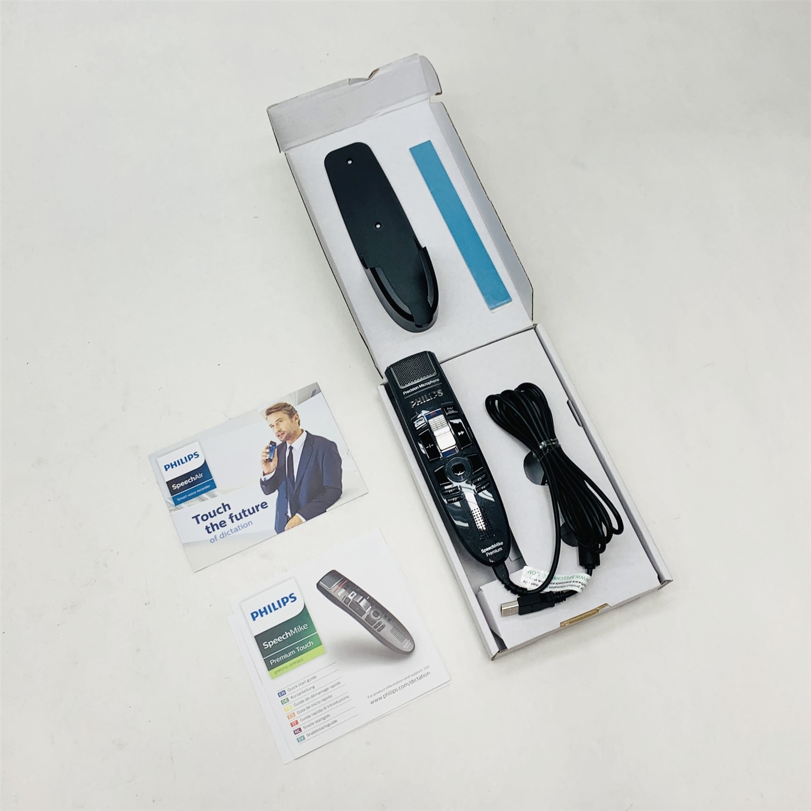 Philips SpeechMike Premium Touch Handheld Dictation Microphone SMP3710/00 New
