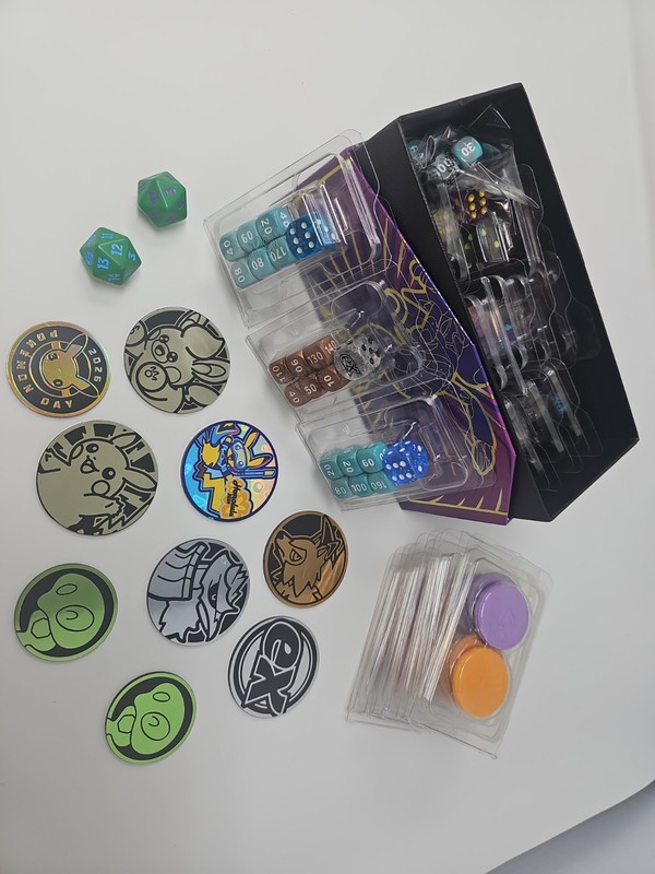 Pokémon TCG Wholesale Bulk Lot - Energy, Dice, & Markers Coins