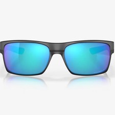 Oakley 918946 Twoface Sapphire Polarized Lenses w/ Matte Black Frame Sunglasses