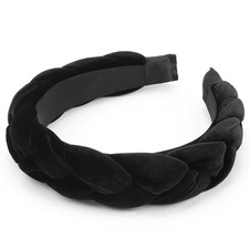 Braided Headbands for Women Velvet Head Bands for Women'S Hair Elastic Criss Cro