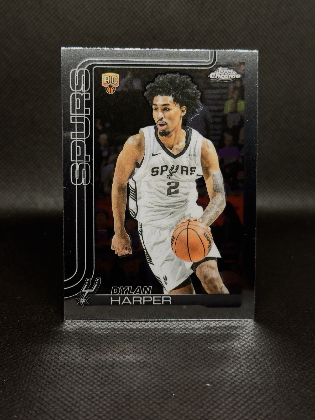 2025 Topps Chrome Dylan Harper #252 Rookie Spurs RC Base