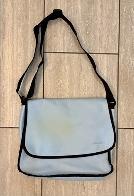 バッグ 00s y2k OLD NAVY messenger bag Vintage Old Navy Blue Nylon Messenger Crossbody Bag Y2K 2000s