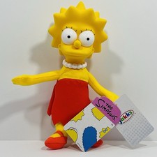 New With Tags The  Simpsons Lisa Simpson 10 Inch Plush Doll 2024 Jakks Pacific