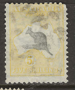 AUSTRALIA Classics...Sc #54...Used...1918...SCV $100.00