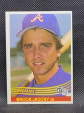 1984 Donruss Brook Jacoby #542 RC Atlanta Braves Baseball Card MLB Rookie. rookie card picture