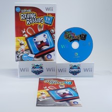 Rayman Raving Rabbids TV Party CIB W/ Manual - Wii