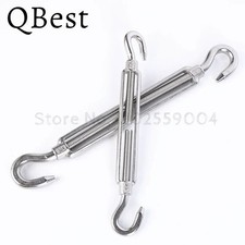 Turnbuckle Wire Tensioner Strainer Stainless Steel Hook and Rope Cable Tensioner