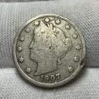 Photo of a 1907-P Liberty Nickel from an eBay listing that sold on Jul 17, 2026