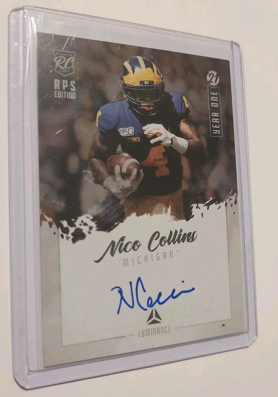 Nico Collins Panini Luminance Year One Signatures Rps #YSNC Base