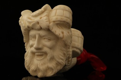 Bacchus Block Meerschaum Pipe with fitted case 14127