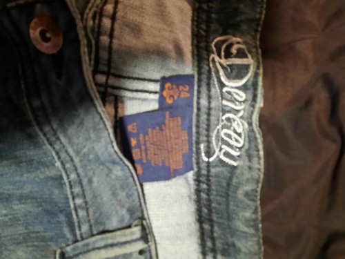DEREON Womens Stretch Blue Jeans Size 