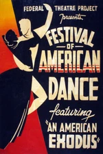 FESTIVAL AMERICAN EXODUS BALLROOM DANCE DACING SHOW THEATER VINTAGE POSTER REPRO