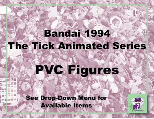 Bandai 1994 Vintage The Tick Animated Series 2" PVC Figures-Choose! - 第 1/7 張圖片