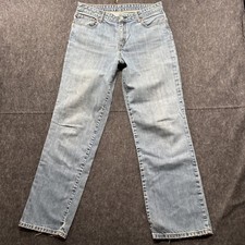 Vintage Polo Jeans Co Ralph Lauren Wmn Sz 10 Flag Patch Whiskers 32x31 Actua52