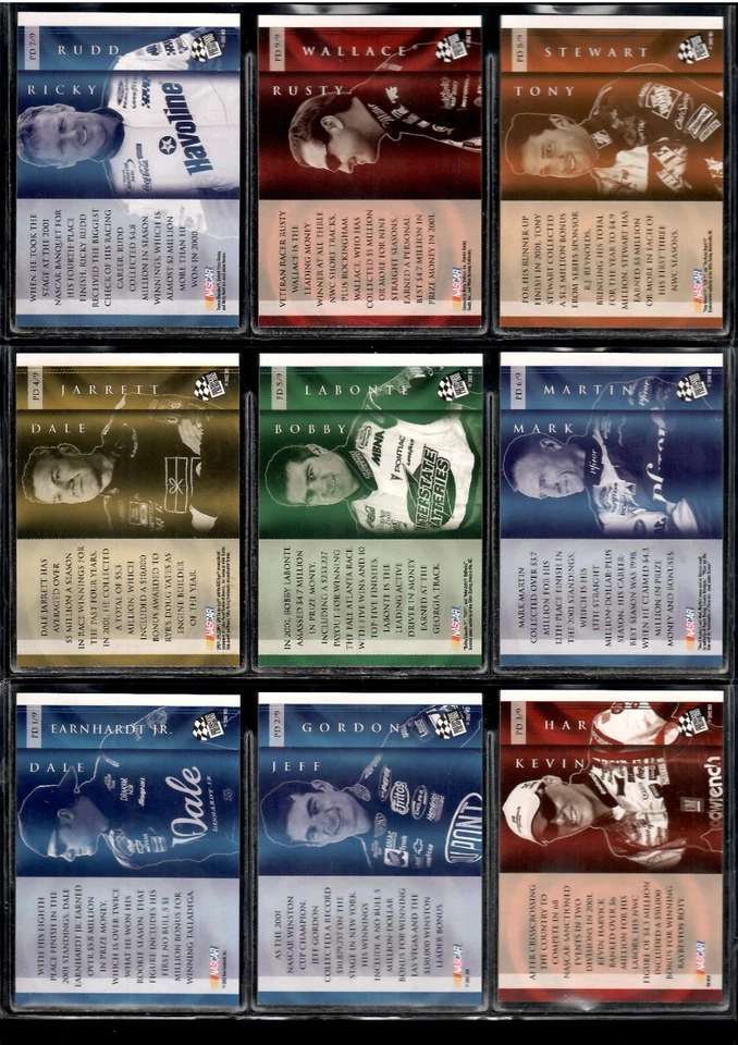 2002 Press Pass Premium "Performance Driven" Nascar Insert Set Jeff Gordon - Image 2 of 2