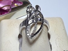 .05ctw Round CZ Etched Open Freeform Sterling Silver S-6 Ring 18949