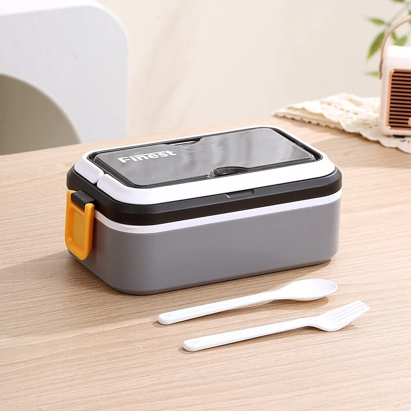 stackable stainless steel lunch box,1400ML Bento box-Utensil set-Leak free - Image 3 of 4