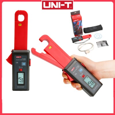 UNI-T AC/DC Leakage Current Clamp Meter UT258A 60.0A Ammeter Zero Mode RS232 Int