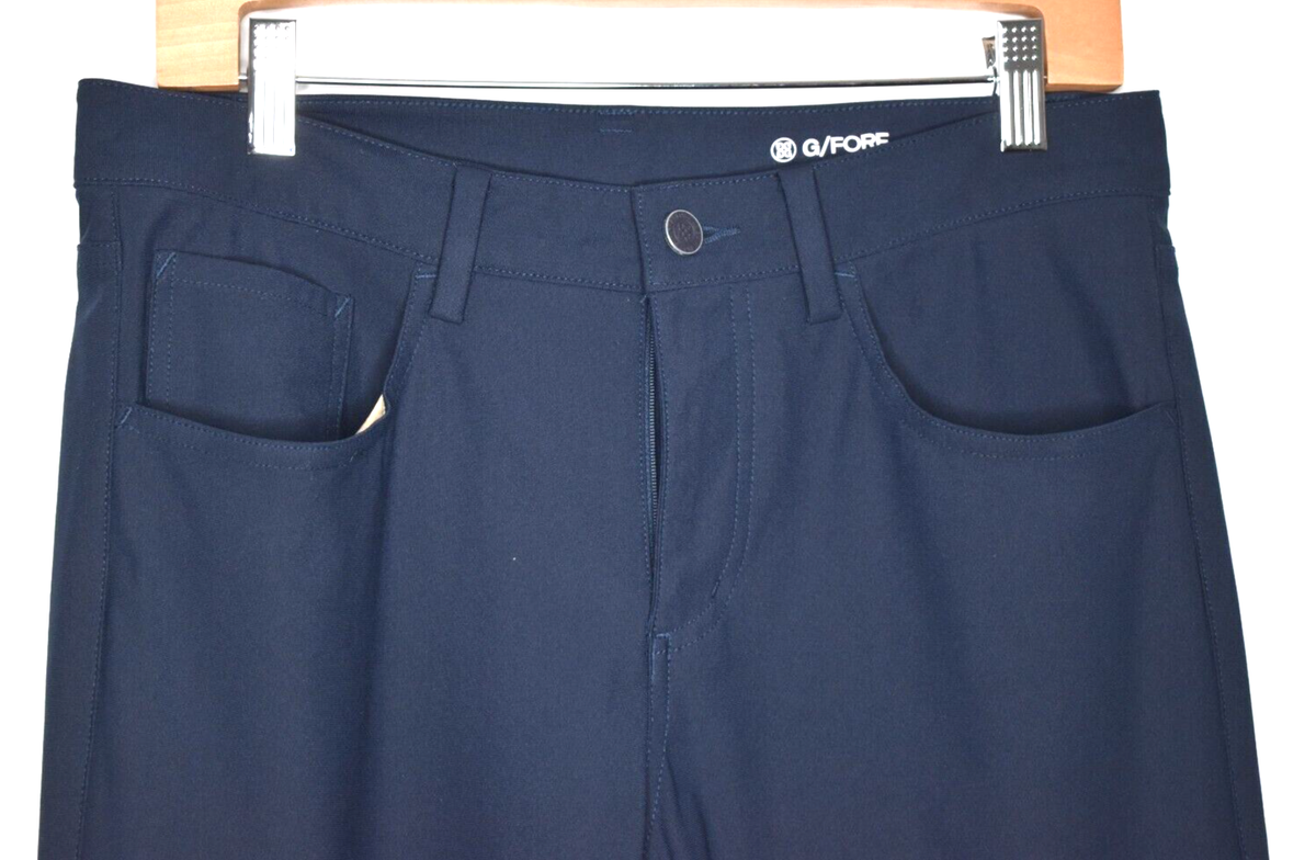 G/Fore Men's Size 30/34 Navy Blue Golf Pants Activewear Athletic
