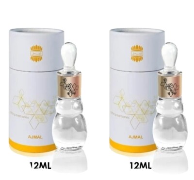 Musk Silk by Ajmal | Set of 2 Tola (each 12ml) Attar Oil | FREE DHL EXPRESS! 