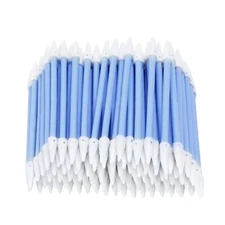 Double-Tipped Cleaning Swabs 2.9" [New] (100pcs Blue 3.2 mm Head, 73 mm Lengt...