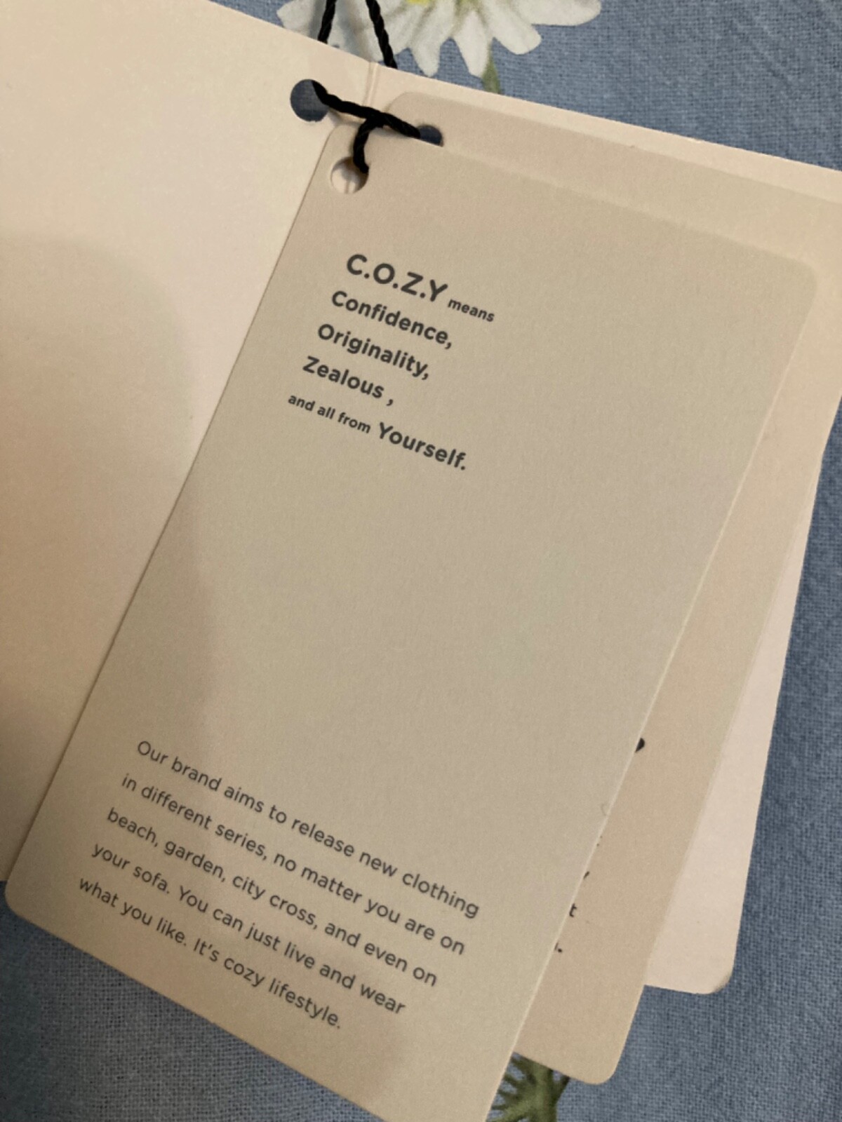 C.O.Z.Y womens chambray long sleeve shirt size 1X flower graphics loose fit