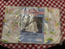 Vintage Bunny Esmond By Chatham Receiving Blanket Easter Bunny 30  X 40  