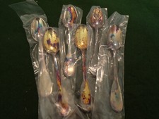 Jezler Spatenmuster Moccal&ouml;ffel 10 cm f&uuml;r 6 Personen in Echtsilber 800er OVP TOP