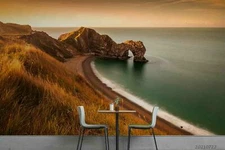 3D Durdle Door Sunrise Wallpaper Wall Mural Removable Self-adhesive Sticker1601
