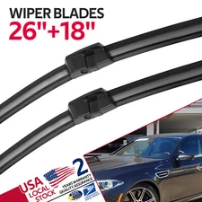 For BMW 528i 528i xDrive 535d FRONT 26"&18" WINDSHIELD WIPER BLADE SET OEM