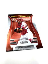 IVAN RODRIGUEZ 2022 Panini Absolute Hall Worthy TEXAS RANGERS