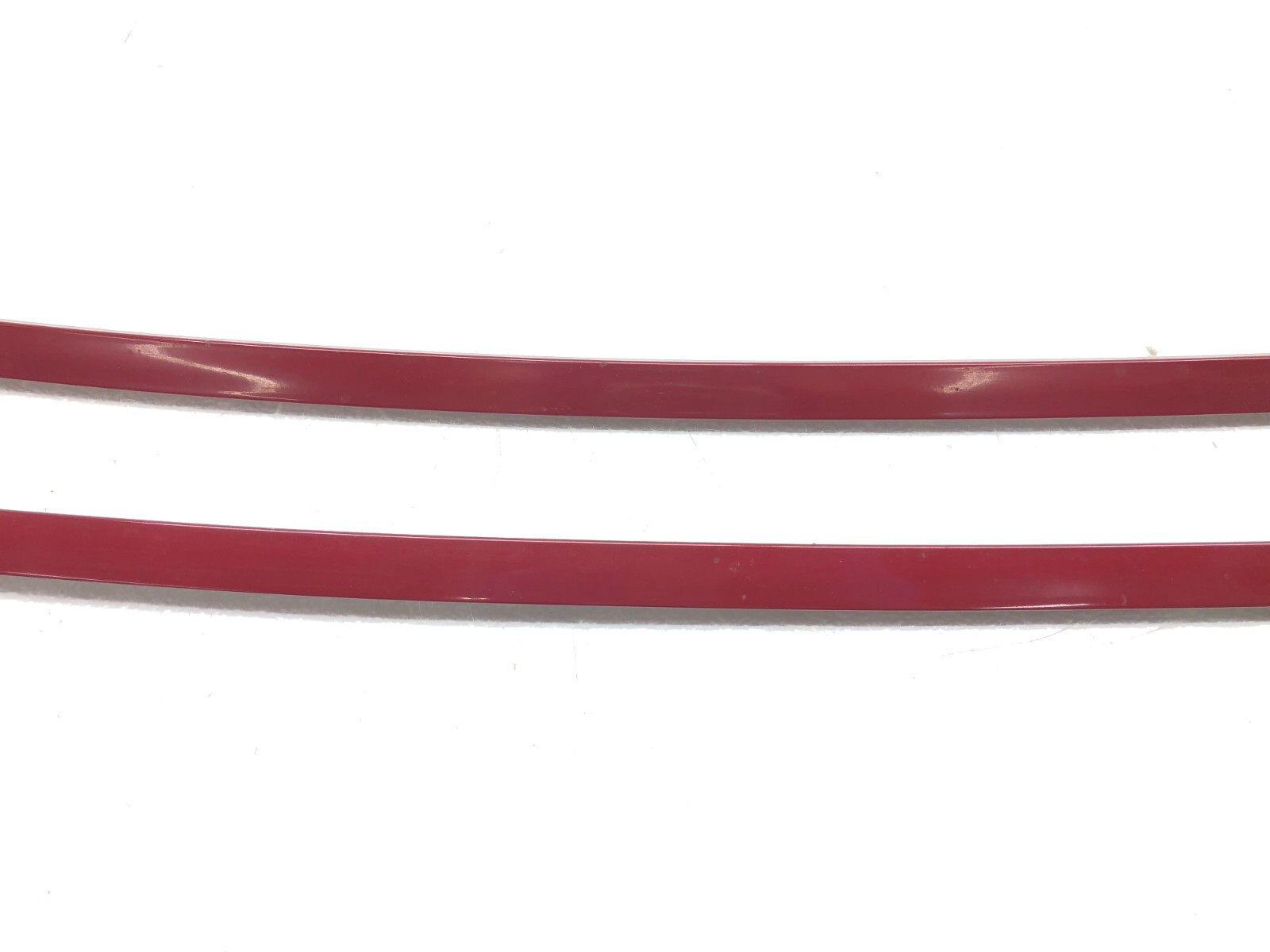 2014-2020 MASERATI GHIBLI SQ4 LEFT RIGHT ROOF DRIP MOLDING TRIM OEM RED.
