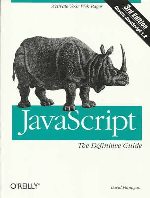 Javascript The Definitive Guide 3rd Edition by David Flanagan O'Reilly Paperback