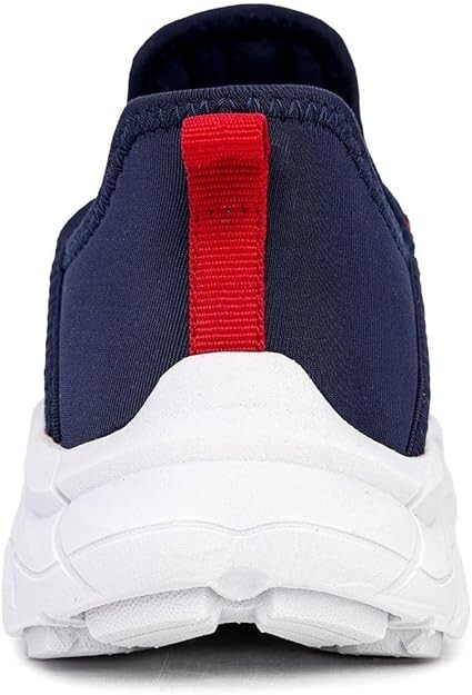 Nautica Kids' Towhee Sneaker - White Iridescent Athletic Running Shoes With Strap For Toddlers - View #6