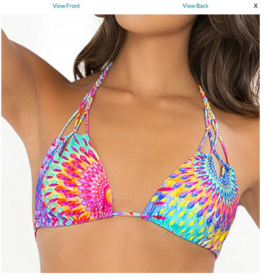 Luli Fama Bajo un Mismo Sol Bikni Combo Top M & Cosita Buena Bottom L | eBay