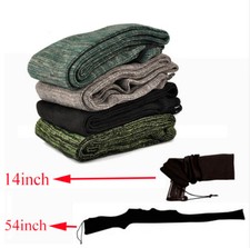 Calcetín de silicona para pistola tratada 54"/14" rifle escopeta pistola funda almacenamiento bolsas