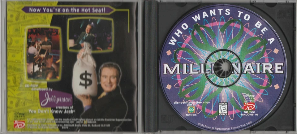 Who Wants to be a Millionaire CD-Rom by Hasbro Interactive 1999 for Win 95/98 - Image 2 of 3