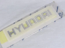 99-01 HYUNDAI SONATA EMBLEM REAR TRUNK CHROME BADGE SIGN SYMBOL LOGO GENUINE OEM